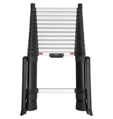 Teleskopleiter 115464 Prime Line, 13 Stufen, silber/schwarz, Aluminium