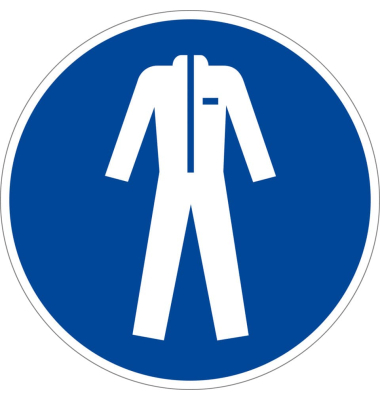 2244323 Schild Schutzkleidung benutzen ISO 7010
