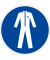 2244323 Schild Schutzkleidung benutzen ISO 7010