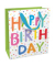 Geschenktasche 1542-26017, Geburtstag, mit Trageband, &bdquo;Happy Birthday&ldquo;, 18cm x 21cm