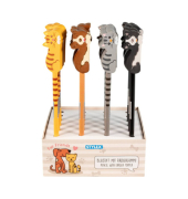 Bleistift mit Radiergummi-Topper Hund