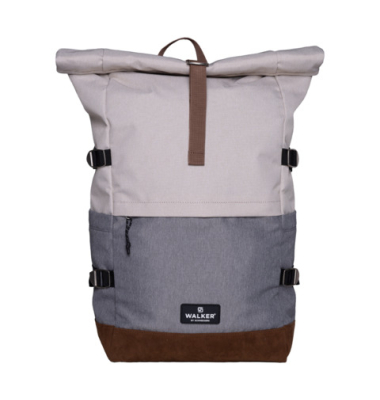 Schulrucksack Roll up two popcorngrey