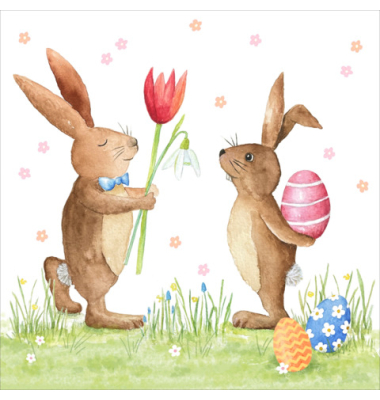 Osterserviette 33x33cm