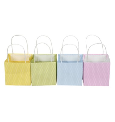 Geschenktragetasche Papier sortiert