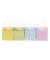 Geschenktasche 661330012358, allgemein, gedrehte Papierkordel, Punkte, 12cm x 12cm