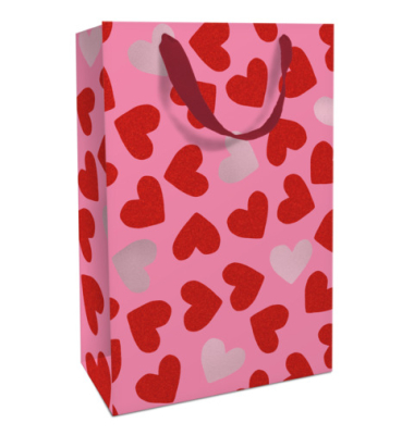 Geschenktragetasche Liebe rosarot