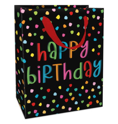 Geschenktragetasche Geburtstag swbunt