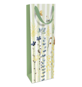 Geschenktasche 1584-26025, allgemein, mit Trageband, Blumenwiese, 12cm x 36cm