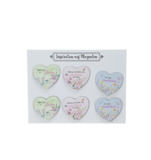 Magnet Schild Eisen bunt sortiert