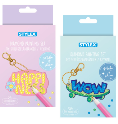 Bastelset Schl&uuml;sselanh&auml;nger 2fach sort.