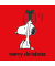 Weihnachtlicher Zelltuchserviette Snoopy