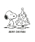 Weihnachtlicher Zelltuchserviette Snoopy