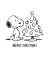 Weihnachtlicher Zelltuchserviette Snoopy