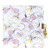 Tagebuch 44 774, Orchid Mood white, 96 Seiten