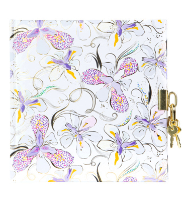 Tagebuch 44 774, Orchid Mood white, 96 Seiten