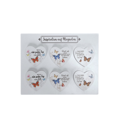 Magnet Schild Eisen bunt sortiert