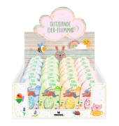 Glitzernder Eier-Flummi