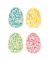 Glitzernder Eier-Flummi