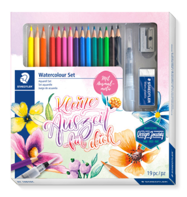Schreibger&auml;teset Watercolour 18ST