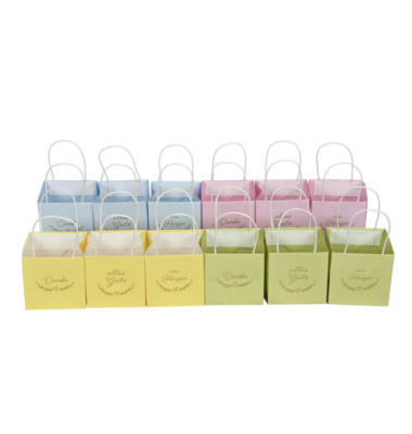 Geschenktragetasche Papier sortiert