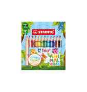 Farbstiftetui 12ST Trio dick AnimalVibes