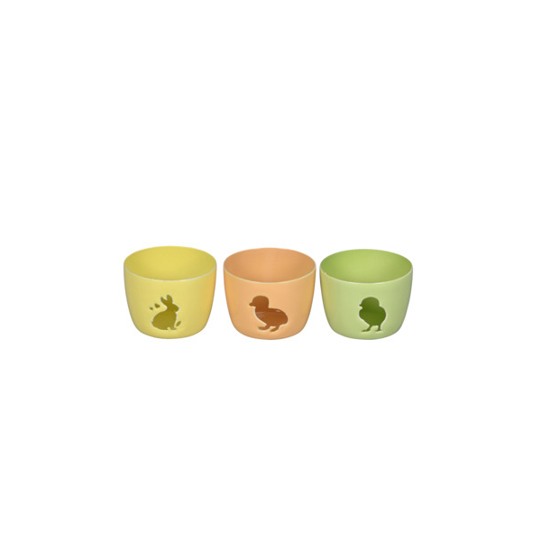 2 Stück Alpedia Windlicht 681847000355 farbig sortiert 5,5x4cm  4070219003976 Alpedia