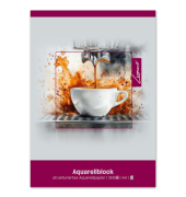 Aquarellblock A4 20 BL strukturiert wei&szlig;