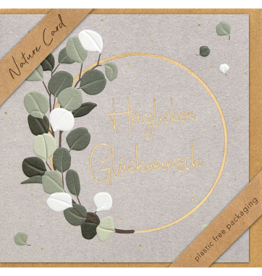 Gl&uuml;ckwunschkarten 69-4034 15,5x15,5cm 155mm x 155mm (BxH) bunt