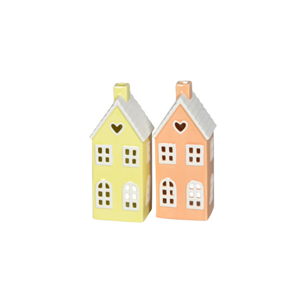 4 Stück Alpedia Windlicht 680872000377 Haus farbig sortiert  4060707016632 Alpedia