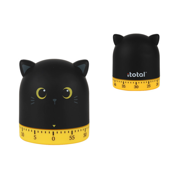 ITOTAL Eieruhr Cats schwarz 8059037072100 ITOTAL