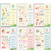 Einladung Kinder Karte sortiert