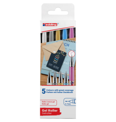 Gelroller 5ST sortiert