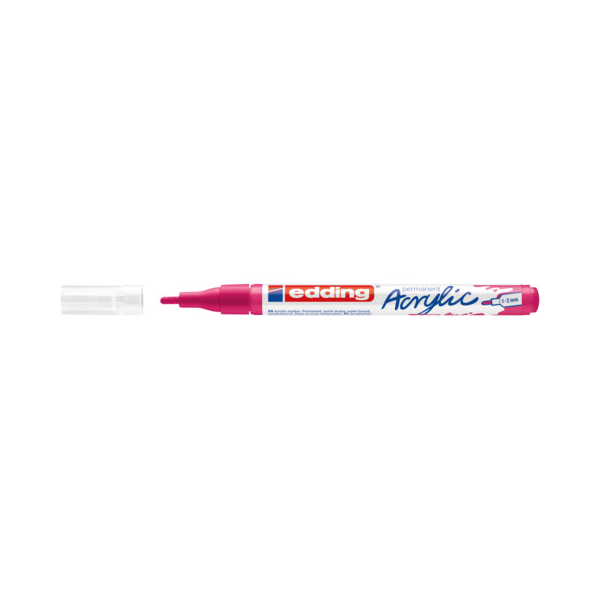 10 Stück Edding Acrylmarker 1-2mm telemagenta 4057305078087 Edding