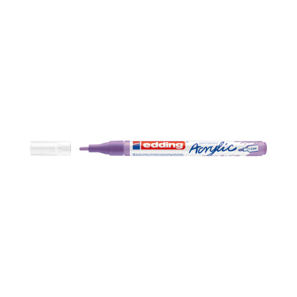 10 Stück Edding Acrylmarker 1-2mm hell lavendel 4057305078179 Edding