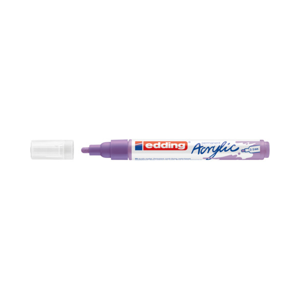 10 Stück Edding Acrylmarker 2-3mm hell lavendel 4057305078209 Edding