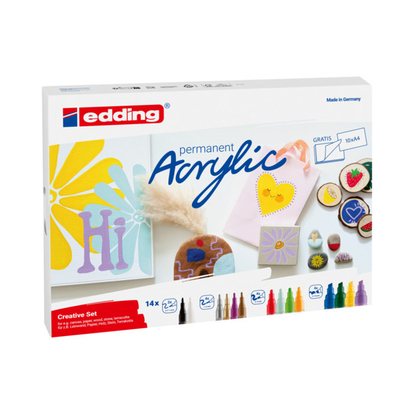 4057305079138 - edding CS14B Acrylstifte-Set farbsortiert 14 St