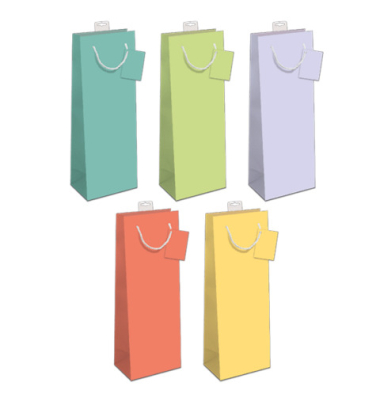 Flaschentragetasche Blanko sortiert