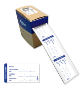 Tiefk&uuml;hletikette 65x35mm 200ST wei&szlig;