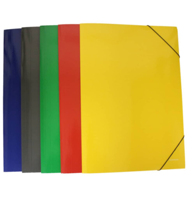Sammelmappe Uni - Color 2069400-199, A3 farbig sortiert, 1cm F&uuml;llh&ouml;he, Karton