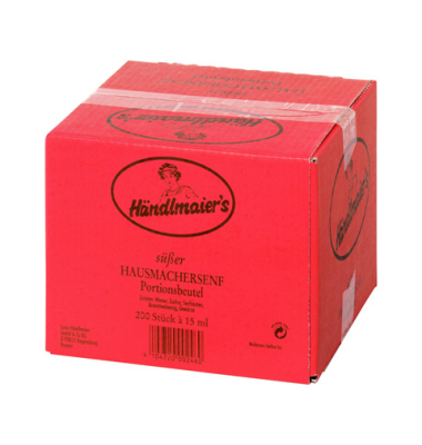 Senf s&uuml;&szlig; Einzelportion 200x15ml