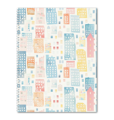 Collegeblock A5 120 BL liniert Pastel