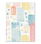 Collegeblock A4 80 BL dotted Pastel