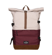Schulrucksack Roll up two popcornmaroon