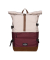 Schulrucksack Roll up two popcornmaroon
