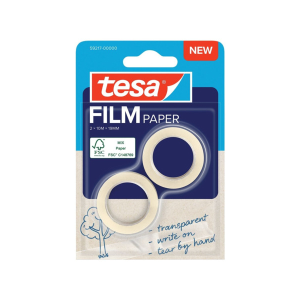 6 Stück Tesa Klebeband 59217-00000-00, transparent 4063565480416 Tesa