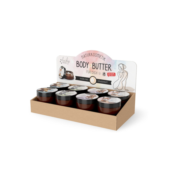 16 Stück LA VIDA Bodybutter Lucky Friends sortiert  LA VIDA