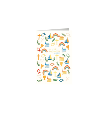 Gl&uuml;ckwunschkarten 11-1594 11,5x17 cm 115mm x 170mm (BxH) bunt