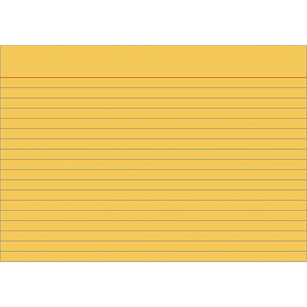 4003273014220 - Karteikarten 102270140 orange A7 liniert 180g  4003273014220 100 Stück