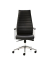 Chefsessel my Deluxe, schwarz / silber, mit Armlehnen, bis 120kg, ohne Kopfst&uuml;tze