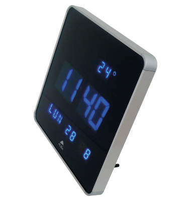  Wanduhr HORLEDSQ, schwarz